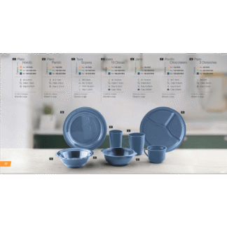 Plato Hóndo-Plato Pando-Taza Sopera-vaso 10 onzas-Jarro-Pocillo Chocolatero-Plato 3 Divisiones MQ Home